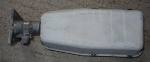 W Schuch 43N 080 125 Kofferleuchte Straßenlampe Hoflampe mit Wandhalterung gebraucht  Bild 4