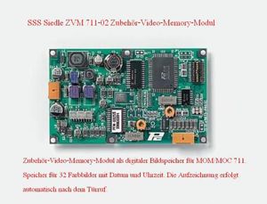SSS Siedle MOM 711-0 W Sprechanlage Monitor-Monochrom Video TOP Bild 10