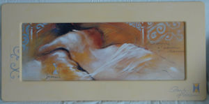 DL Bild Wandbild Kunstdruck von Joani Without you mit Rahmen 116x56 nur kurze Zeit an der Wand