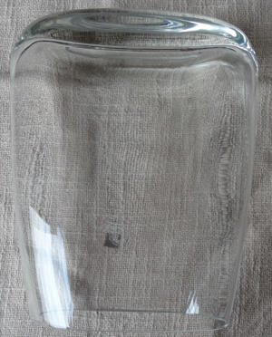 DT Light&Music Luigi Bornicoli Vase aus Glas Glasvase 18,5H 7,4x15,6 einwandfrei erhalten Dekoration Bild 8