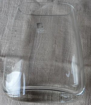 DT Light&Music Luigi Bornicoli Vase aus Glas Glasvase 18,5H 7,4x15,6 einwandfrei erhalten Dekoration Bild 3