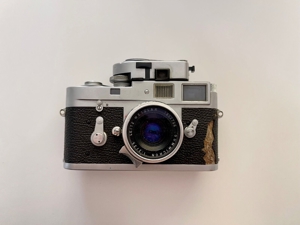 Set aus 2 Leitz M2 Kameras mit Objektiven, Zubehör und Leica Leitz Visoflex Bild 4