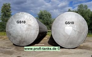 S10 gebrauchter 100.000 L Thyssen Stahltank doppelwandig Heizöltank Löschwassertank Wasserzisterne Bild 4
