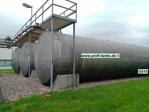 S10 gebrauchter 100.000 L Thyssen Stahltank doppelwandig Heizöltank Löschwassertank Wasserzisterne Bild 5