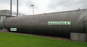 S10 gebrauchter 100.000 L Thyssen Stahltank doppelwandig Heizöltank Löschwassertank Wasserzisterne Bild 6
