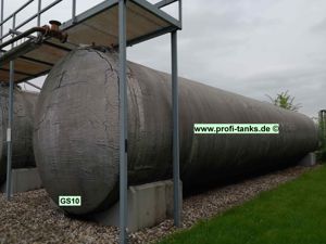 S10 gebrauchter 100.000 L Thyssen Stahltank doppelwandig Heizöltank Löschwassertank Wasserzisterne Bild 7