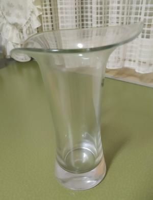 Vase aus Glas, WMF, stylisch geschwungen
