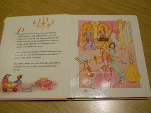 Die kleine Prinzessin , Lese , Puzzlebuch.LESEBUCH. Bild 2