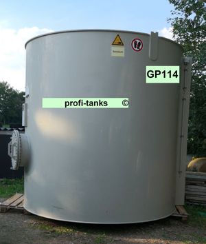 P114 gebrauchter 16.300L PP-H-Tank chemikalienbeständig Lagertank Rapsöl Gülle Flüssigfutter Wasser Bild 2