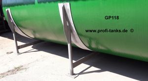 P118 gebrauchter 50.000 L Polyestertank GFK Lagerbehälter Regenwassertank Rapsöltank Futtermittel Bild 7