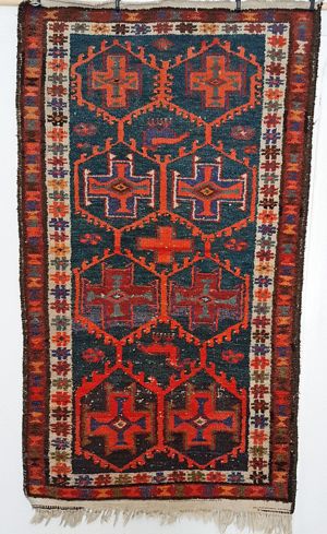 Templer Kreuzritter Teppich antik Burg Rug Knight Tomar Christusorden Almourol Orient Bild 10