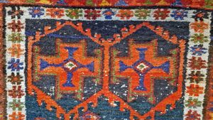 Templer Kreuzritter Teppich antik Burg Rug Knight Tomar Christusorden Almourol Orient Bild 7