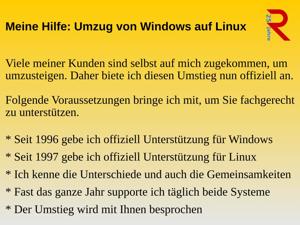 Meine Hilfe: Umzug von Windows auf Linux - Deutschlandweit Bild 8