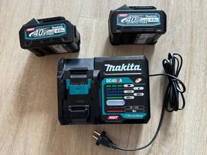 Makita OHNE MAKPAC Akku-Power Kit 2x 4,0 Ah BL4040 Akkus Schnellladegerät DC40RA Bild 3