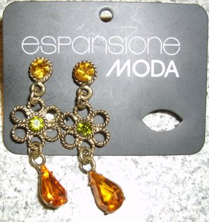 VT ESPANSIONE MODA Ohrstecker Ohrhänger Ohrringe 1 Paar ungetragen neuwertig unbenutzt Bild 2