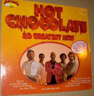 B LP Hot Choc olate 20 Gratest Hits No Doubt about it Arcarde Records ADEG100 1980 Schallplatte Albu