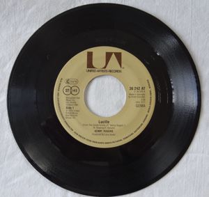 B Single oH Kenny Rogers Lucille TILL I GET IT RIGHT UAR 36242 1976 Schallplatte Oldie Vinyl Bild 1