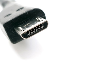 Autoladekabel schwarz und USB-B Kabel weiß 3 und 2 Euro Bild 3