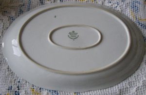 C Seltmann WEIDEN E.34 Servierplatte weises Porzellan 31 x 21cm gut erhalten Fleischplatte alt  Bild 2