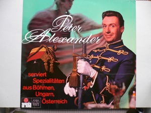 Schallplatten:   4 x Peter Alexander 