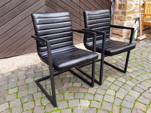 4x Schwinger-Stühle schwarz Preis pauschal Bild 2