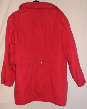 KK C&A Jacke Damenjacke Gr. 42 rot 35Baumwolle 65 Polyester getragen, gut erhalten Kleidung Damen Bild 2
