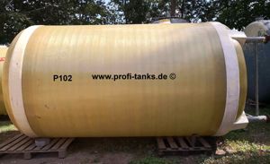 P102 gebrauchter 10.000L Polyestertank GFK-Tank Wassertank Rapsöltank Regenauffangtank Flüssigfutter Bild 2