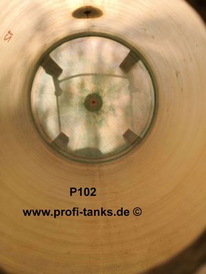 P102 gebrauchter 10.000L Polyestertank GFK-Tank Wassertank Rapsöltank Regenauffangtank Flüssigfutter Bild 7