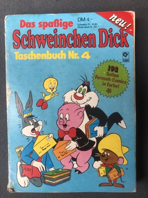 Das spaßige Schweinchen Dick - Comic-Taschenbuch 70er Jahre Bild 3