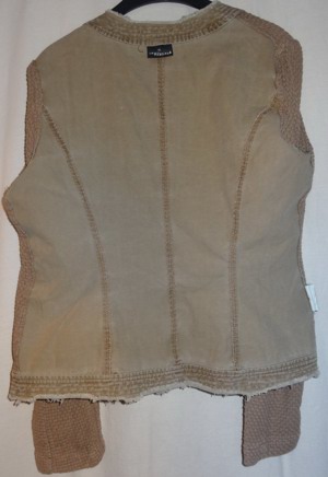 KT Jean Pascale Jacke Weste Damen kurz Gr.XL braun 100% Baumwolle sehr wenig getragen Kleidung Damen Bild 2