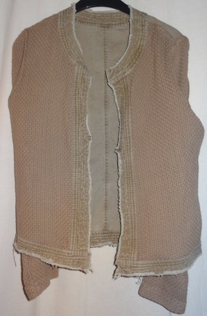 KT Jean Pascale Jacke Weste Damen kurz Gr.XL braun 100% Baumwolle sehr wenig getragen Kleidung Damen Bild 3