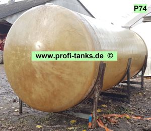 P74 gebrauchter 18.000L Polyestertank GFK-Tank Wassertank Lagertank Molketank Melassetank Rapsöltank Bild 9
