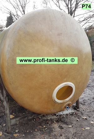 P74 gebrauchter 18.000L Polyestertank GFK-Tank Wassertank Lagertank Molketank Melassetank Rapsöltank Bild 8