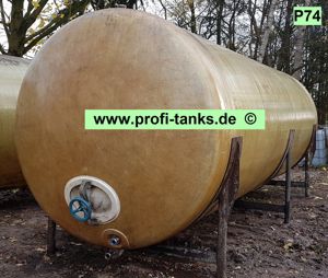 P74 gebrauchter 18.000L Polyestertank GFK-Tank Wassertank Lagertank Molketank Melassetank Rapsöltank Bild 7