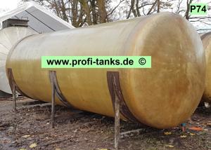 P74 gebrauchter 18.000L Polyestertank GFK-Tank Wassertank Lagertank Molketank Melassetank Rapsöltank Bild 6
