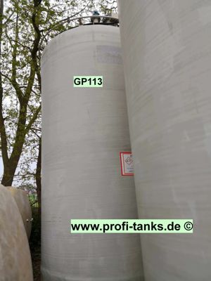 P113 gebrauchter 15800L PVC-GF-Tank Lagertank Flachboden Wassertank Futtermitteltank Rapsoeltank Bild 5