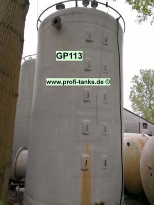 P113 gebrauchter 15800L PVC-GF-Tank Lagertank Flachboden Wassertank Futtermitteltank Rapsoeltank Bild 4