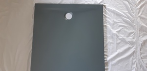 Duschwanne Kaldewei Superplan Zero 90x90 cool grey 70 mit Träger extraflach