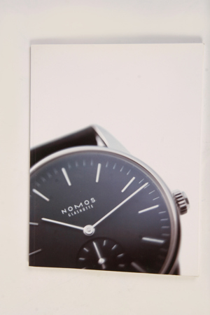 NOMOS Glashütte Uhren-Prospekt Katalog& Preisliste 2005 vintage 