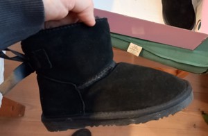 Mädchen Stiefel Boots Lammfell NEU, Größe 31, echtes Leder Bild 3