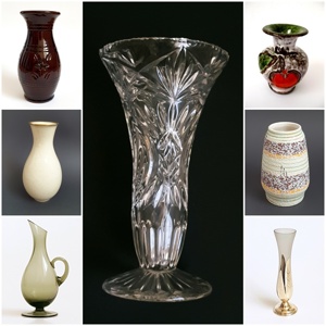 Vintage Vasen Vase Väschen, teils 50er 60er Jahre, ab 2 Euro Bild 1