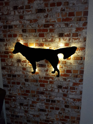 Wandbild mit LED Beleuchtung von deinem eigenem Tier Bild 10