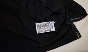 KA Firethorn Poloshirt Gr M schwarz weiße Streifen Golfshirt wenig getragen gut erhalten Kleidung Sp Bild 3