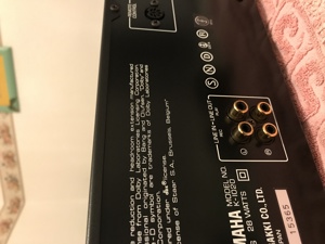 YAMAHA Hi End Tape Deck K 1020 neuw. Schwarz  Bild 5