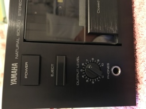 YAMAHA Hi End Tape Deck K 1020 neuw. Schwarz  Bild 8