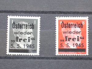 Briefmarken: Österreich 1945 Losenstein Lokalausgabe 