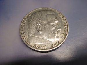 5 Mark Silbermünze 1936 A , Sammlermünze, Deutschland