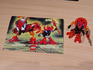 LEGO Bionicle   Set aus Drei seltenen Figuren (8552 LEHVAK VA, 8554 TAHNOK VA und 8555 NUHVOK VA) Bild 4