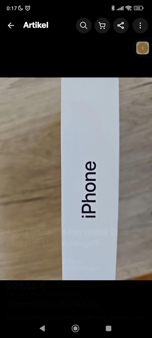 Apple iPhone 14 pro Max -256GB-Schwarz-neuw.22 Monate Garantie nur Versabd Bild 2