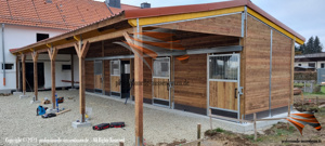 Außenbox - Pferdestall bauen, Pferdebox und Laufstall pferd, Offenstall, Weideunterstand, Weidehütte Bild 5
